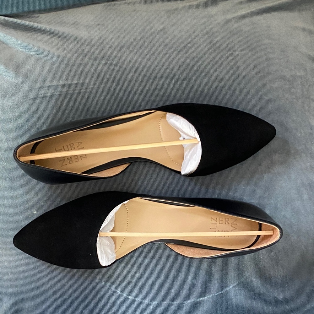 Naturalizer Elegant Black Flats Samantha NIB size 12 - Picture 4 of 5